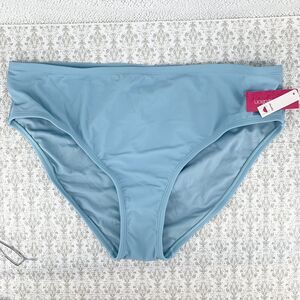 Xhilaration Hipster Cheeky Bikini Swim Bottom Light Blue 2X (20W-22W) PID-PRR94Z